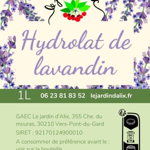 1l d'hydrolat de lavandin